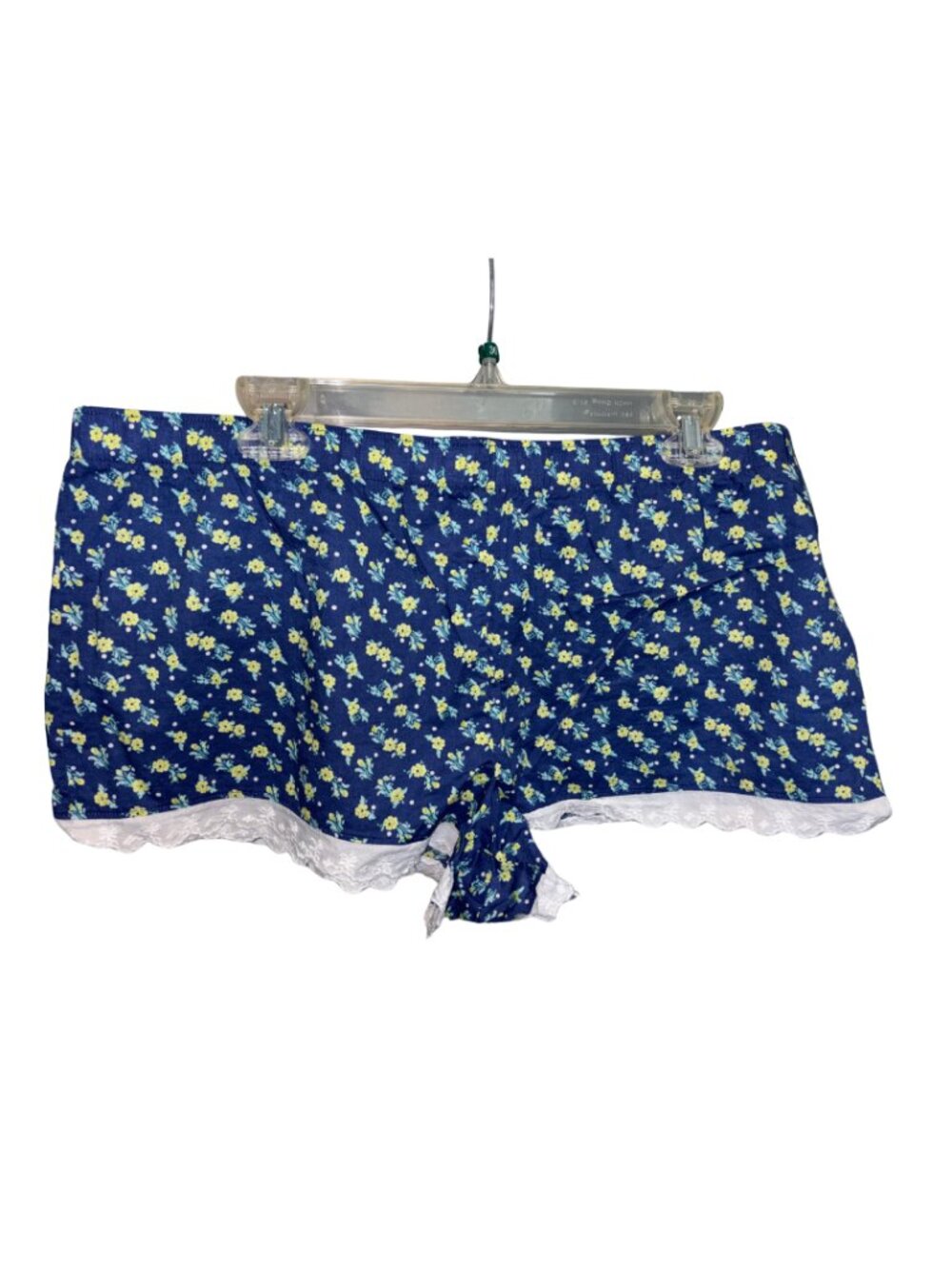 Victoria's Secret blue flowered shorts XL